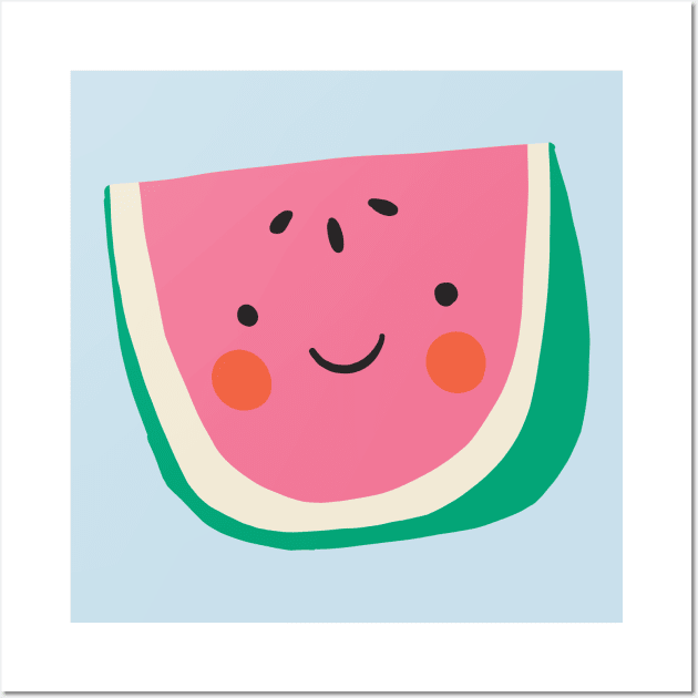 Watermelon Slice Wall Art by Rebelform